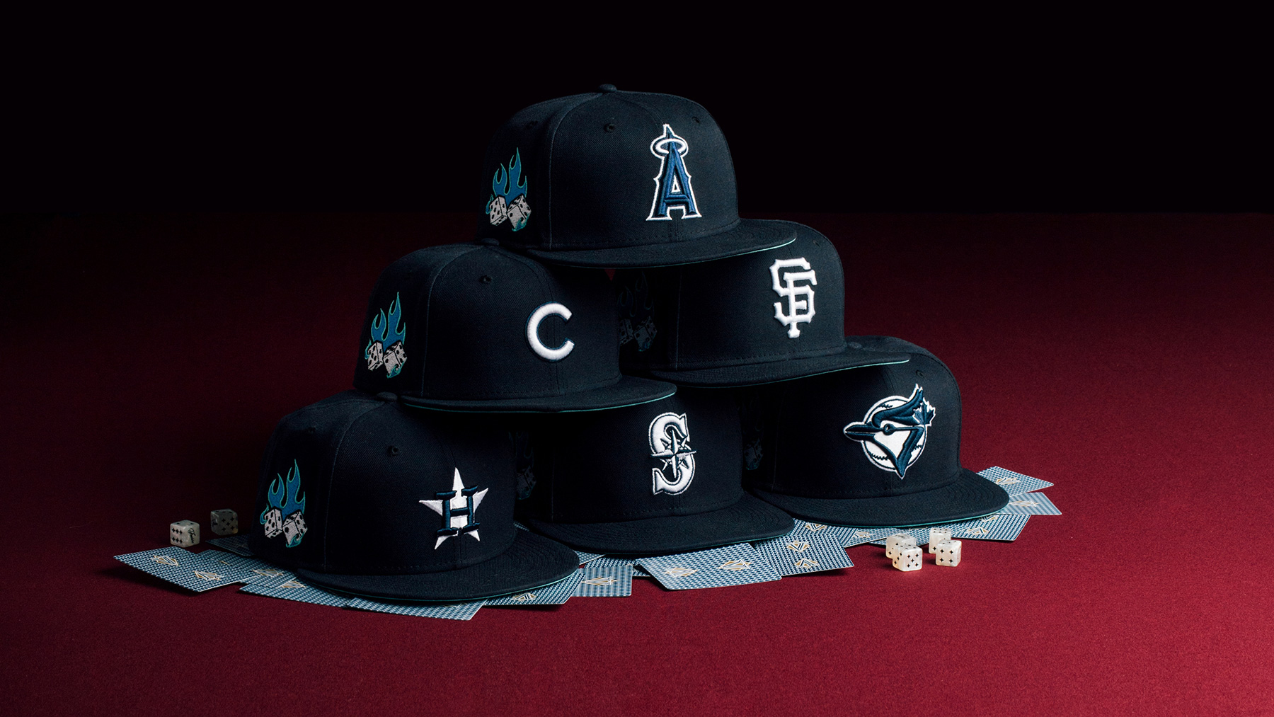 Available In-Store + Online: FEATURE x New Era 'Flaming Dice